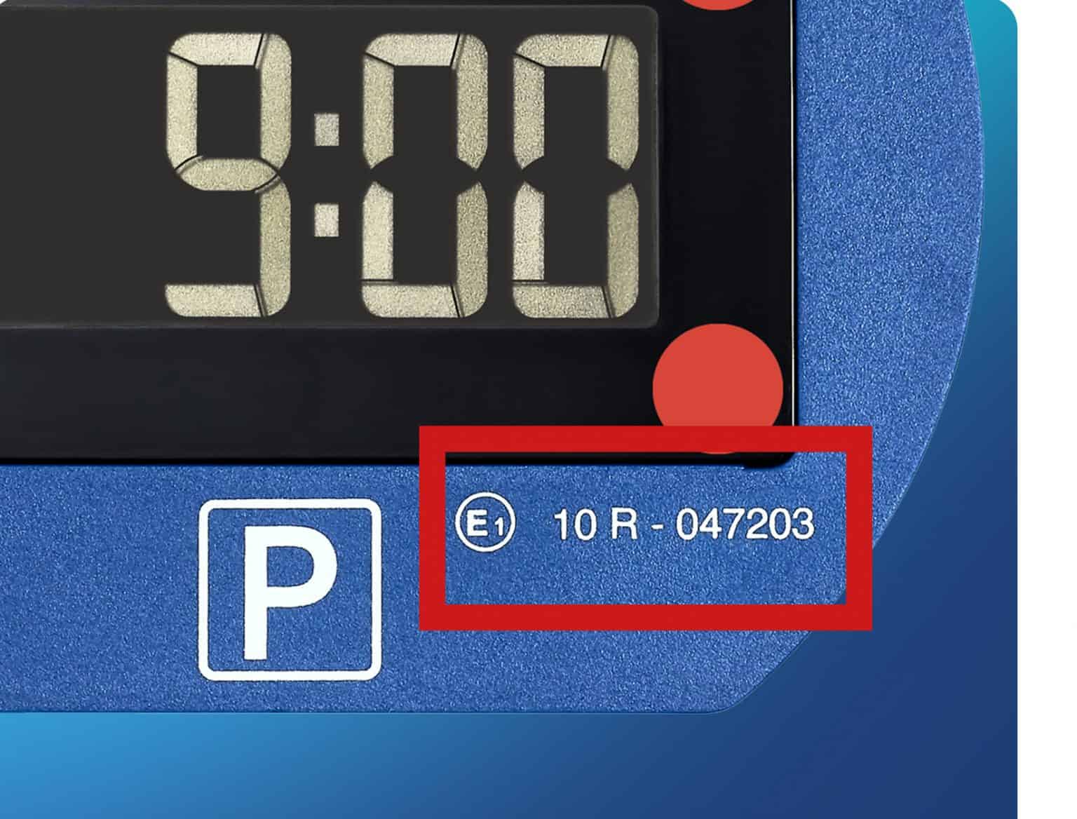 Parkwächter V1 Klebepads Mit Parkscheiben-Folie - 2 Stück Set